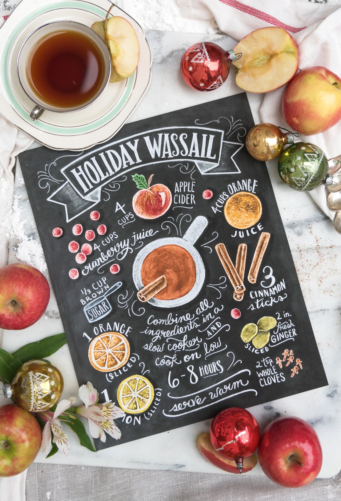 Holiday Wassail Recipe - Print - Lily & Val