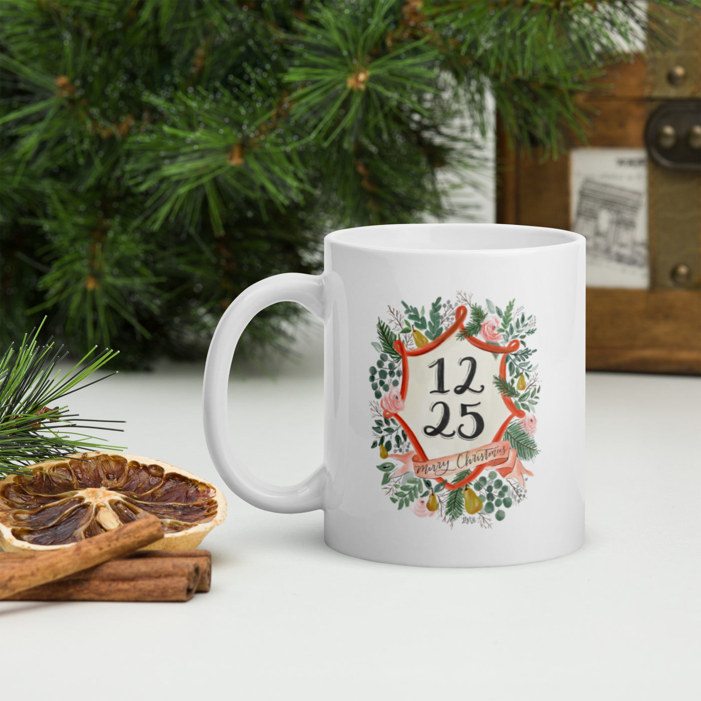 12/25 Merry Christmas - Ceramic 11oz Mug